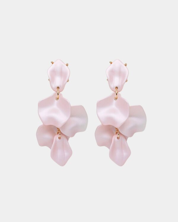 Leaf Clip korvakorut; pearl pink 1688-06