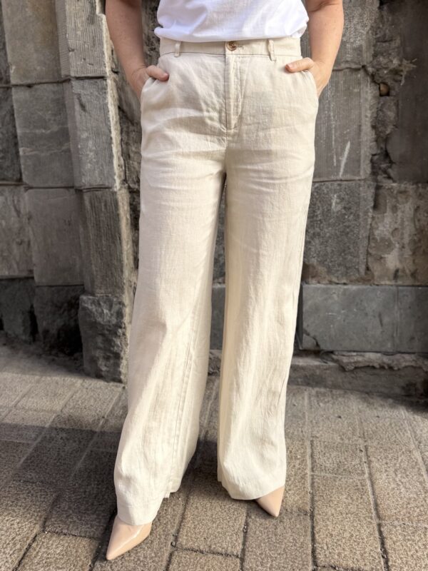 Ninnes pellavahousut; french oak