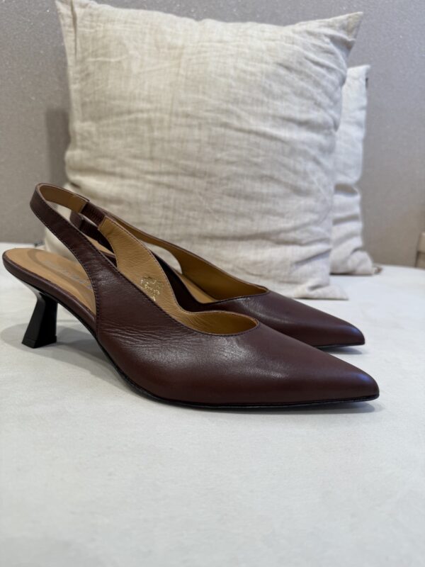 Therese slingback korkokengät; ruskeat