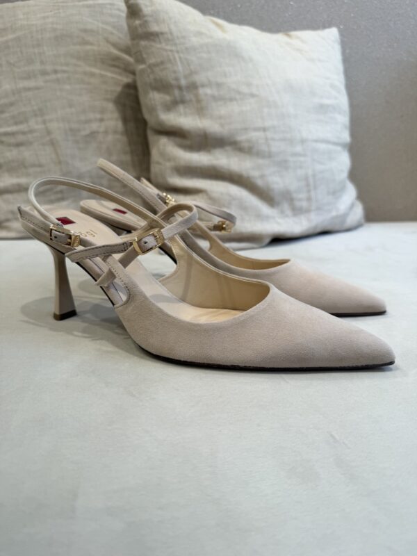 Dana slingback korkokengät remmillä; nude rosa