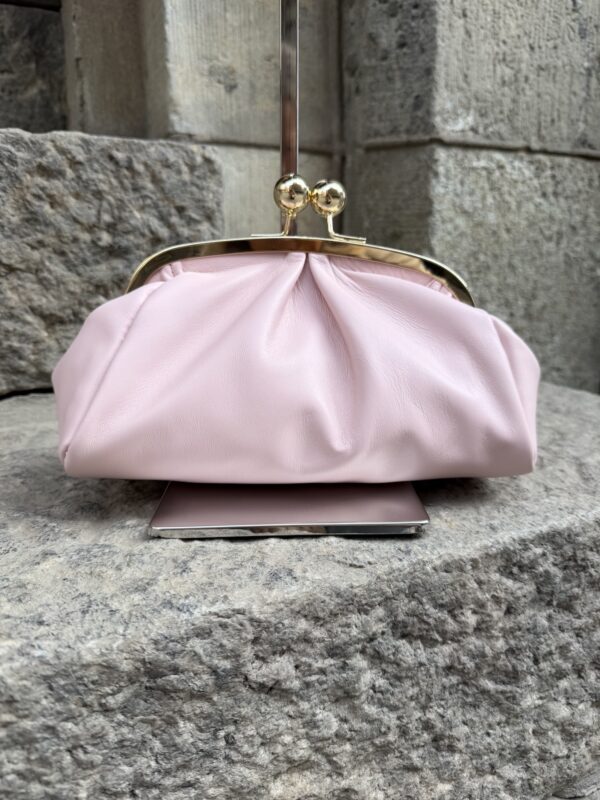 Nahkapussukka; vaaleanpunainen