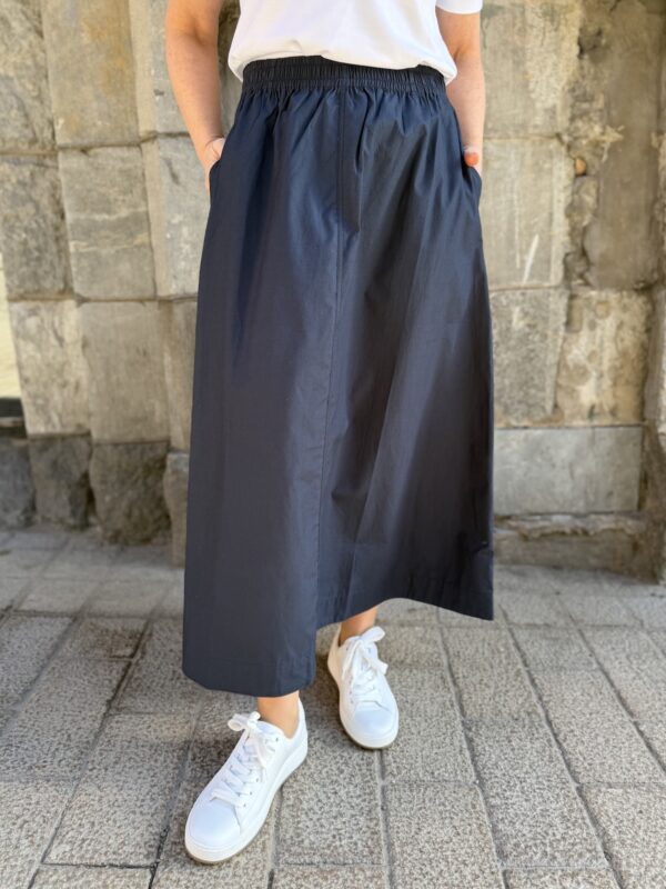 Asmina midihame; tummansininen