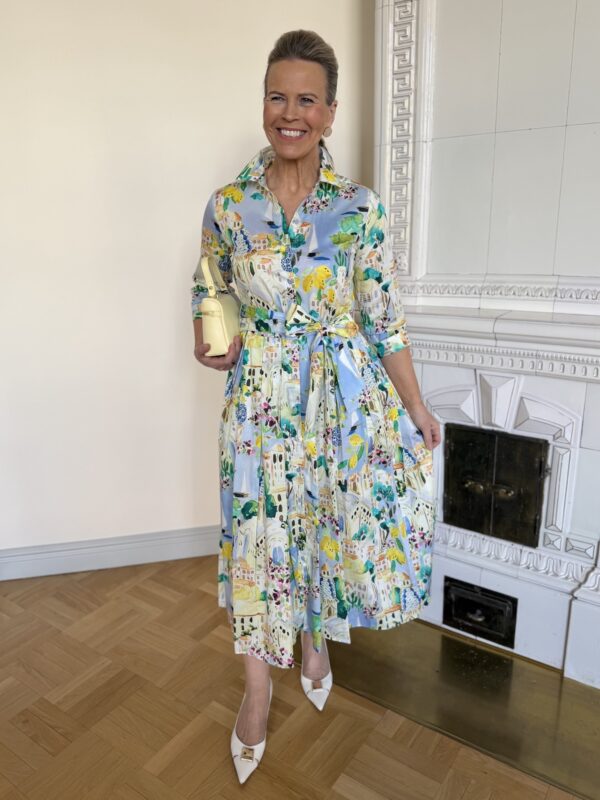 Tilly kuviollinen midimekko