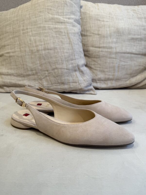 Elisabeth slingback ballerinat; nude rosa