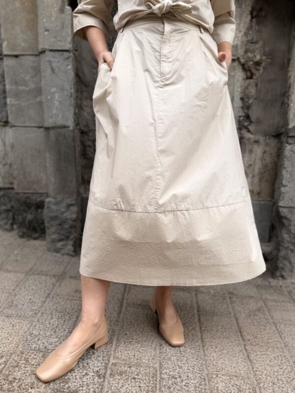 Bojana midihame; beige