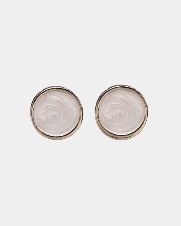 Ava korvakorut; pearl white 005