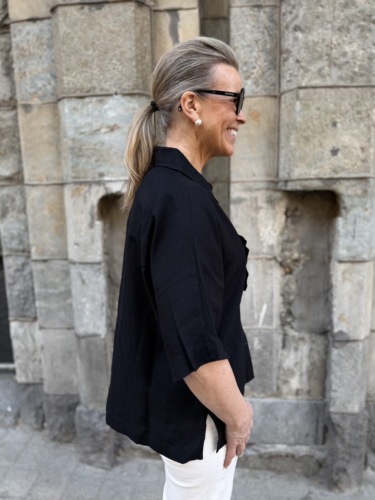 Marianne frillapaita; musta - Image 4