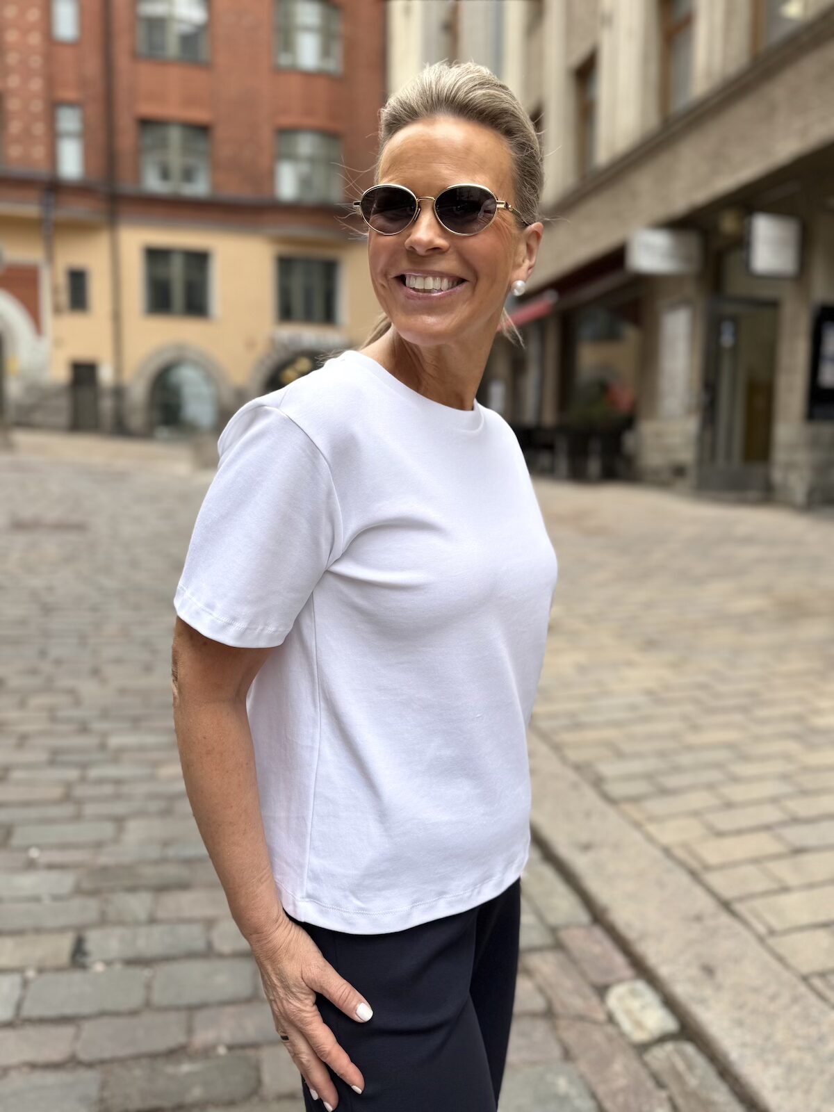 Anne t-paita; valkoinen - Image 3