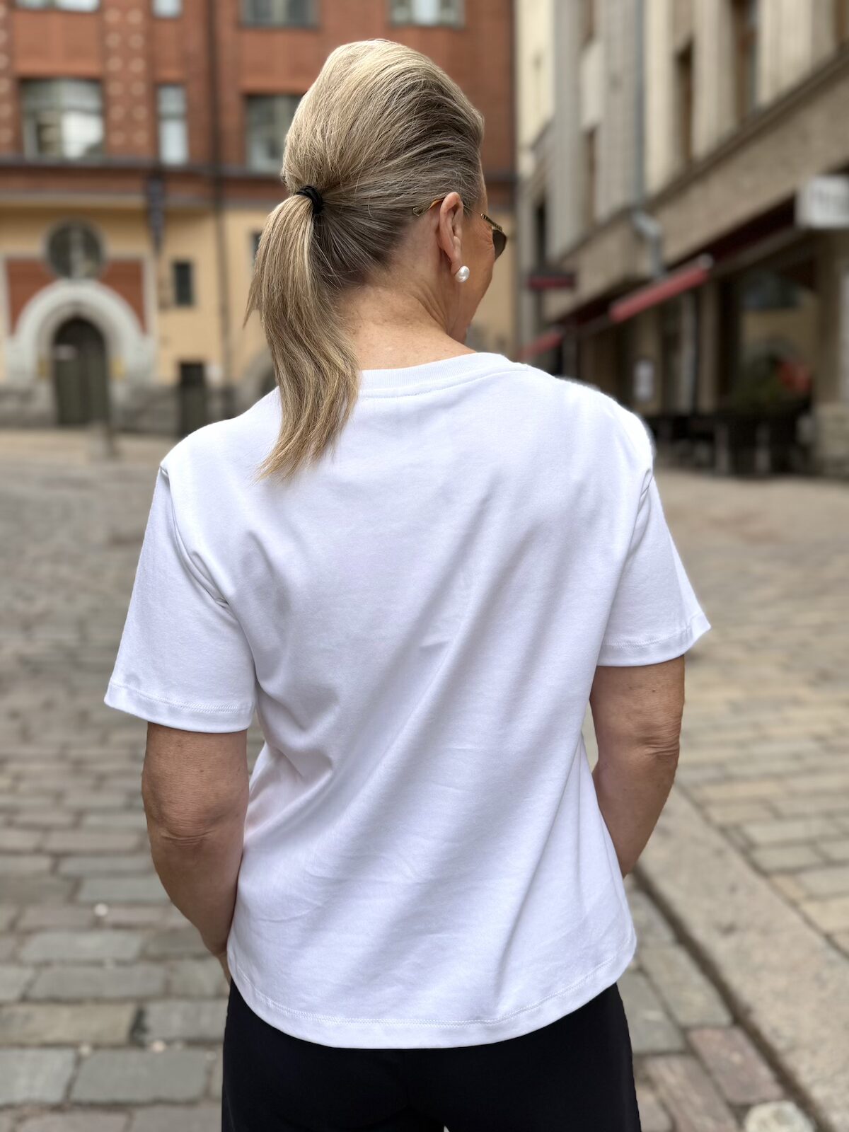Anne t-paita; valkoinen - Image 4
