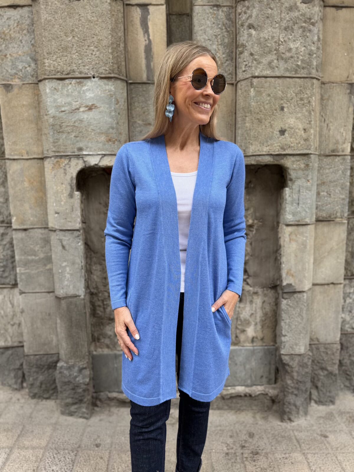 Annemarie neuletakki; ultramarine meleerattu - Image 2