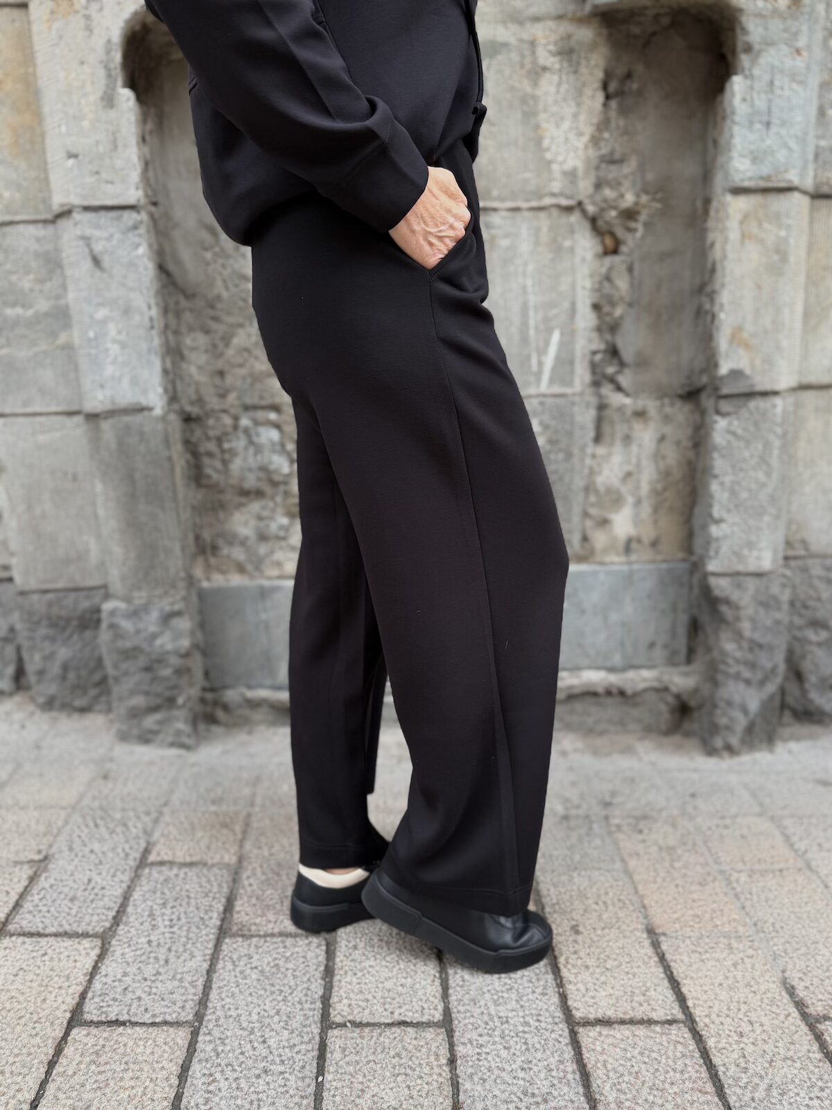 IW Gincette cropped housut; musta - Image 4