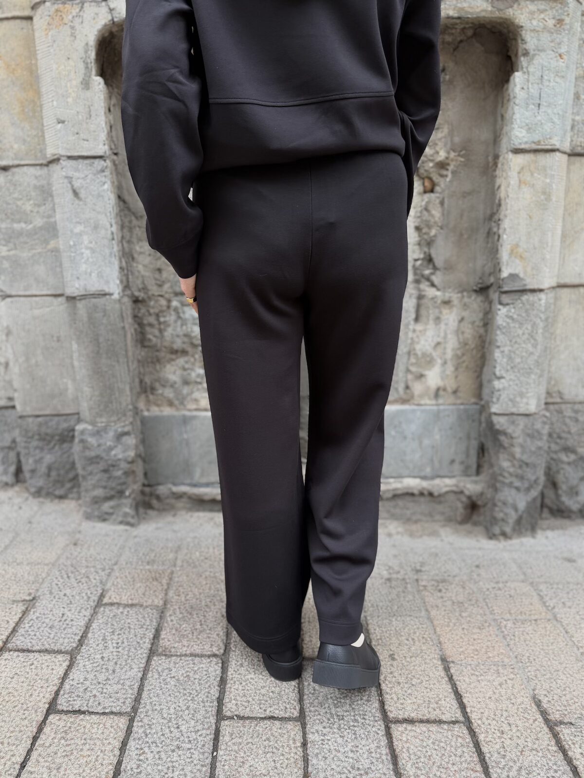 IW Gincette cropped housut; musta - Image 5