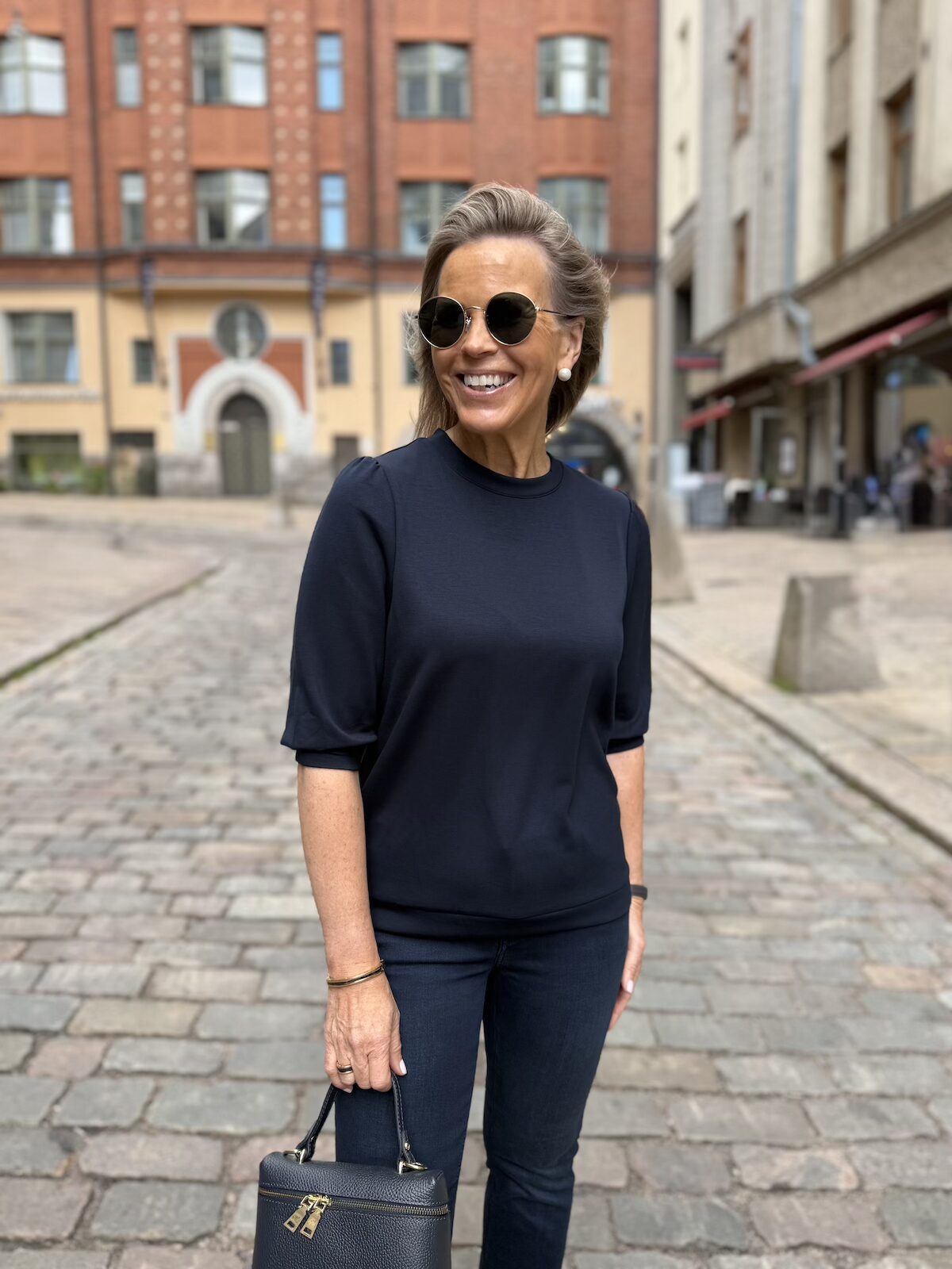 CU Lida Chabrina paita; tummansininen - Image 2