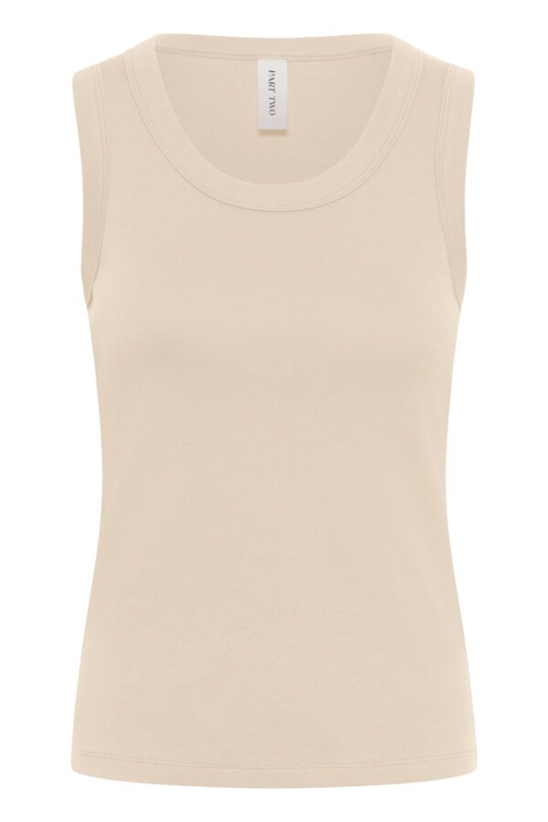 Bessy hihaton toppi; beige