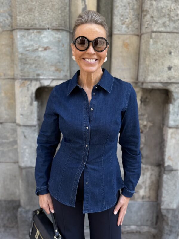 Cherina farkkupaita; tummansininen