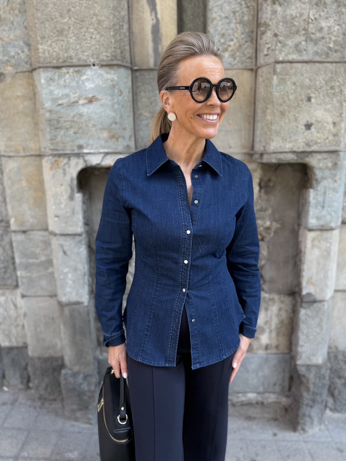 Cherina farkkupaita; tummansininen - Image 2