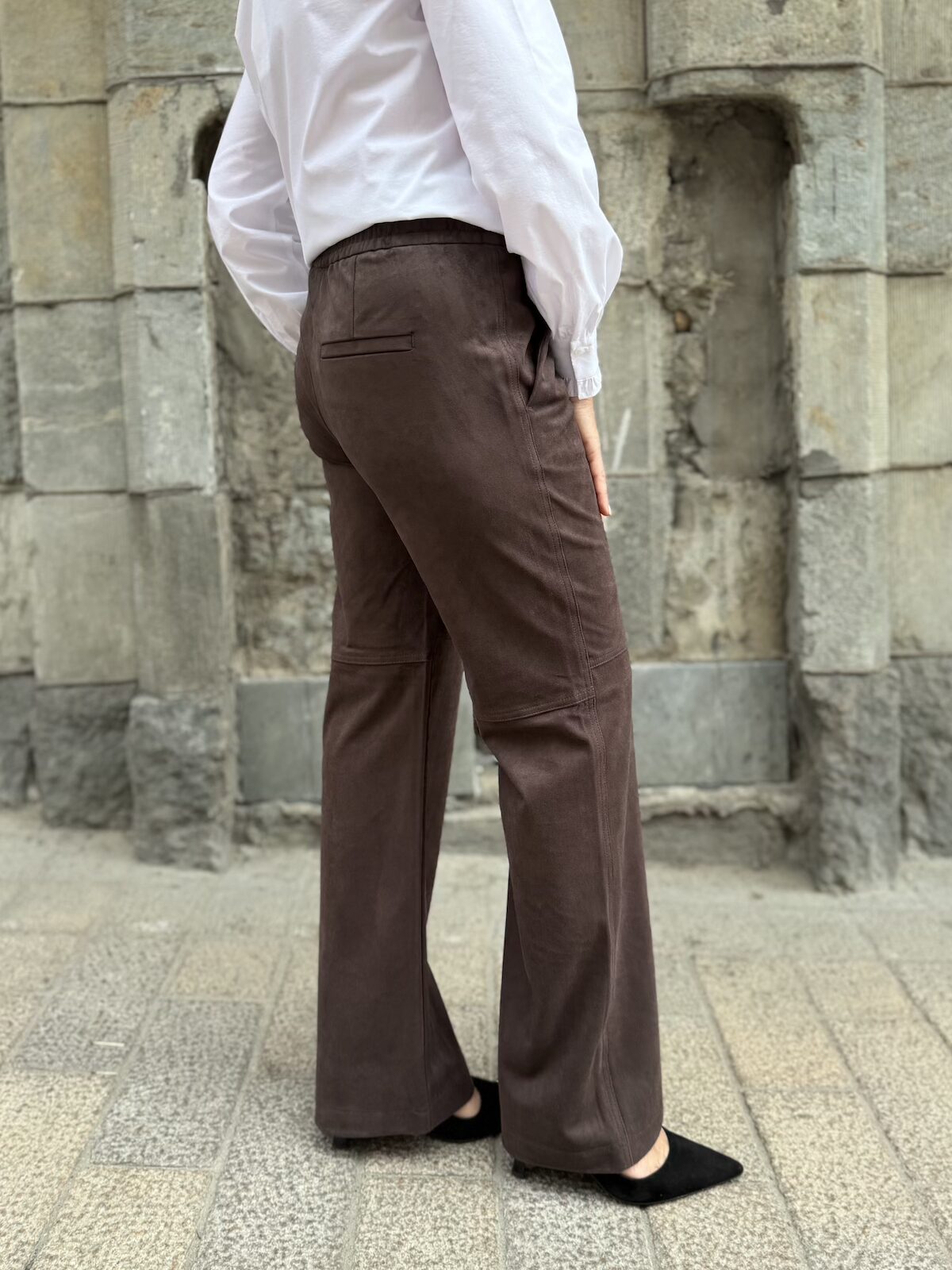 Chiara "mokka"housut 30" ja 32"; Truffle brown - Image 5