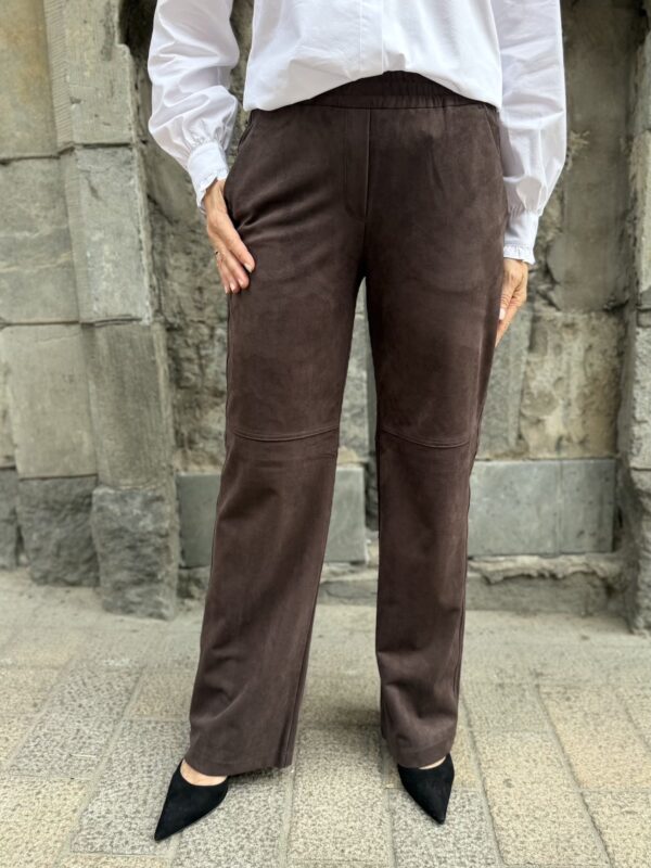 Chiara "mokka"housut 30" ja 32"; Truffle brown