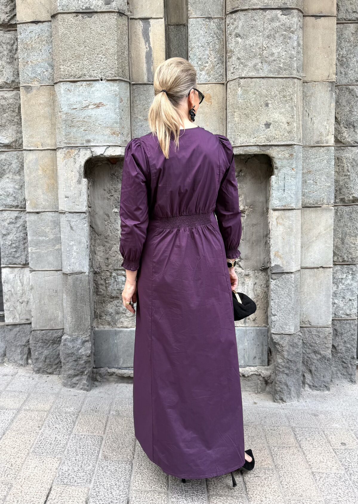 Elna Antoinett midimekko; luumu - Image 5
