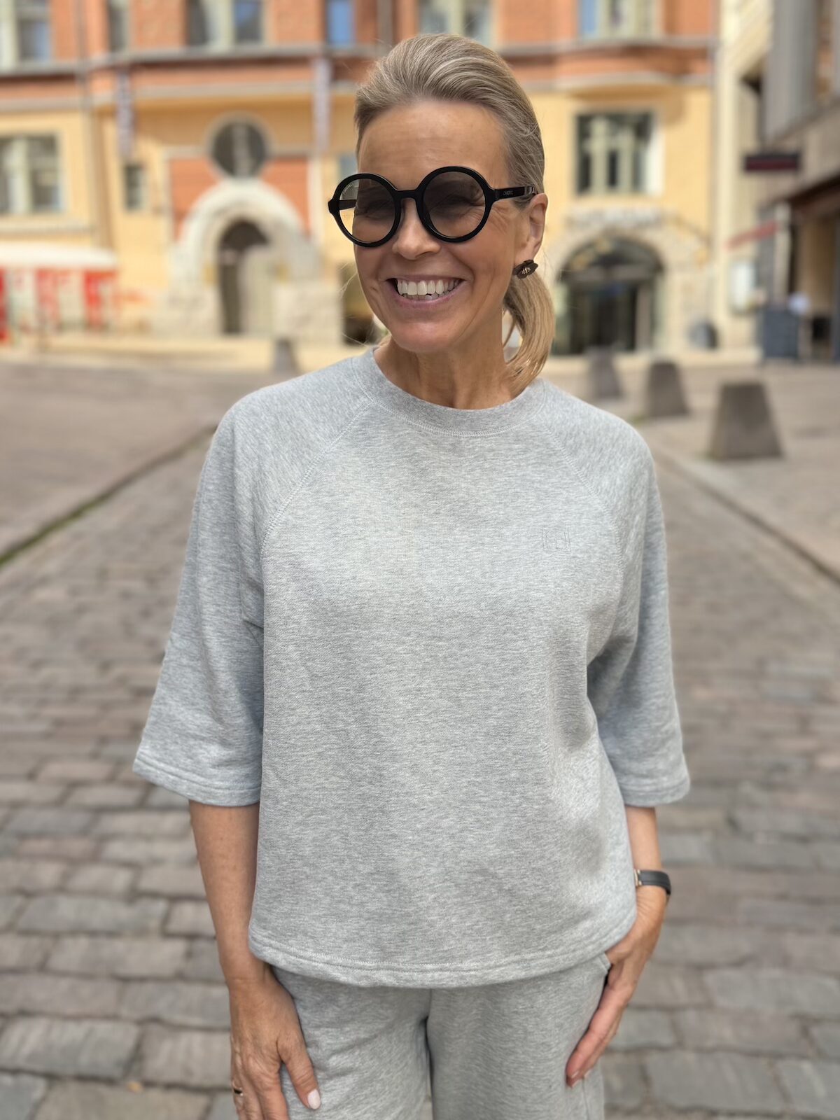 Nadie 3/4 hihainen svetari; harmaa