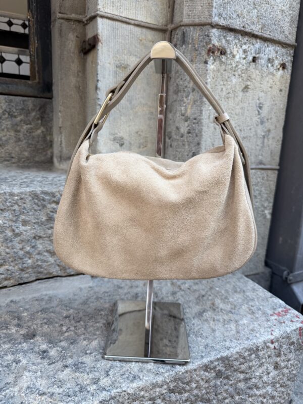 Khloe mokkanahkalaukku; beige