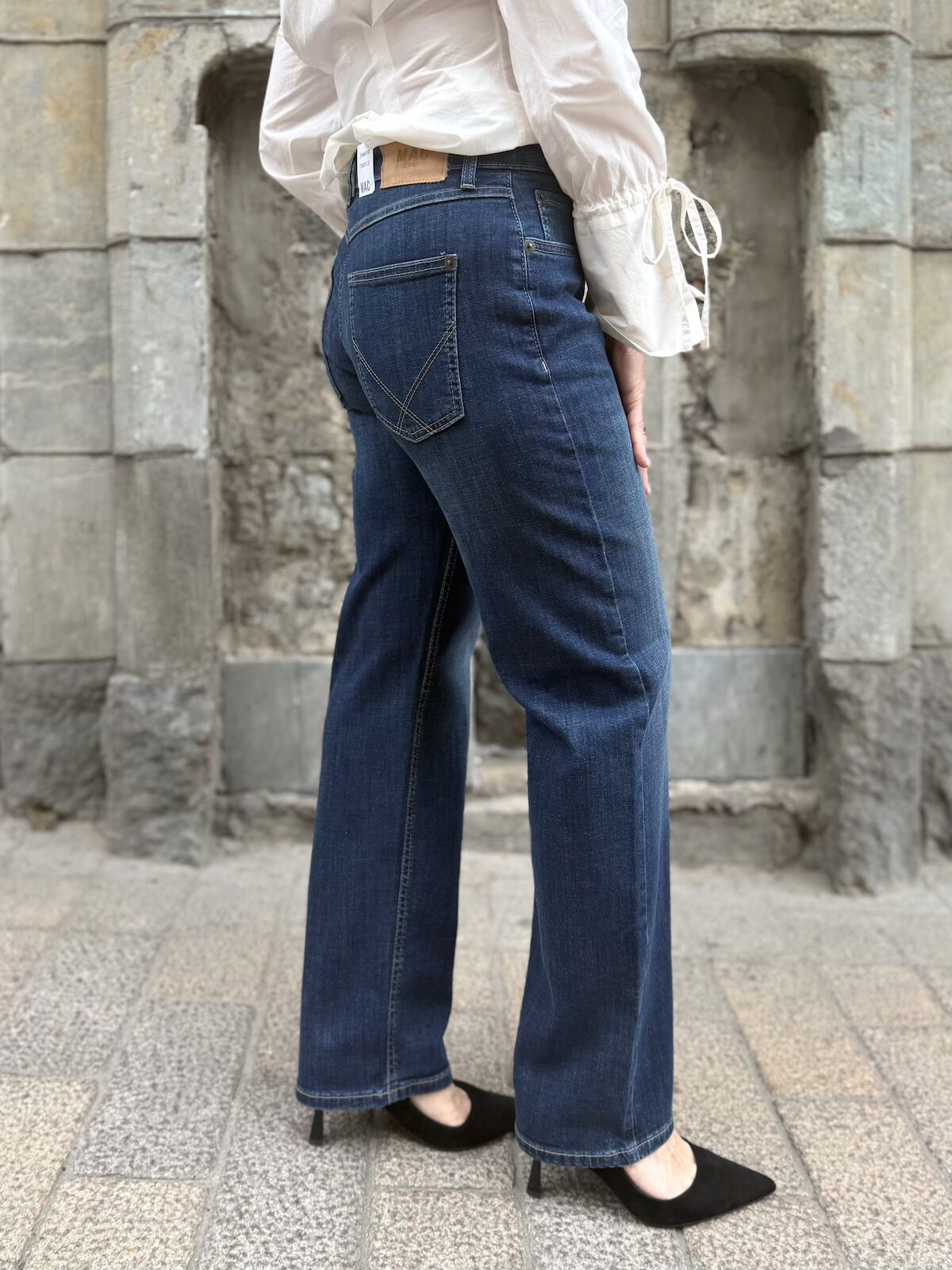 Gina Straight leg farkut 28", 30" ja 32"; moonlight blue - Image 4
