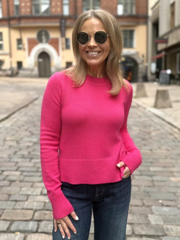 Taia Arrow neule; pinkki