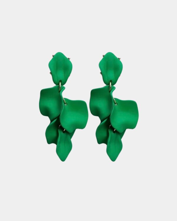Leaf korvakorut matt; strong green 636