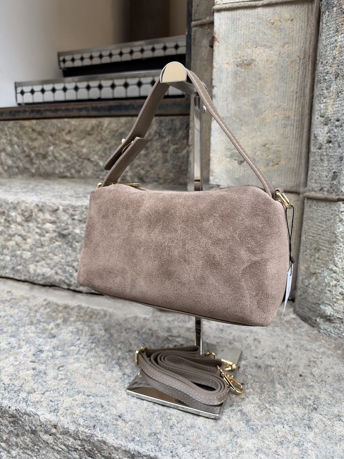 Lyra mokkalaukku; taupe - Image 2