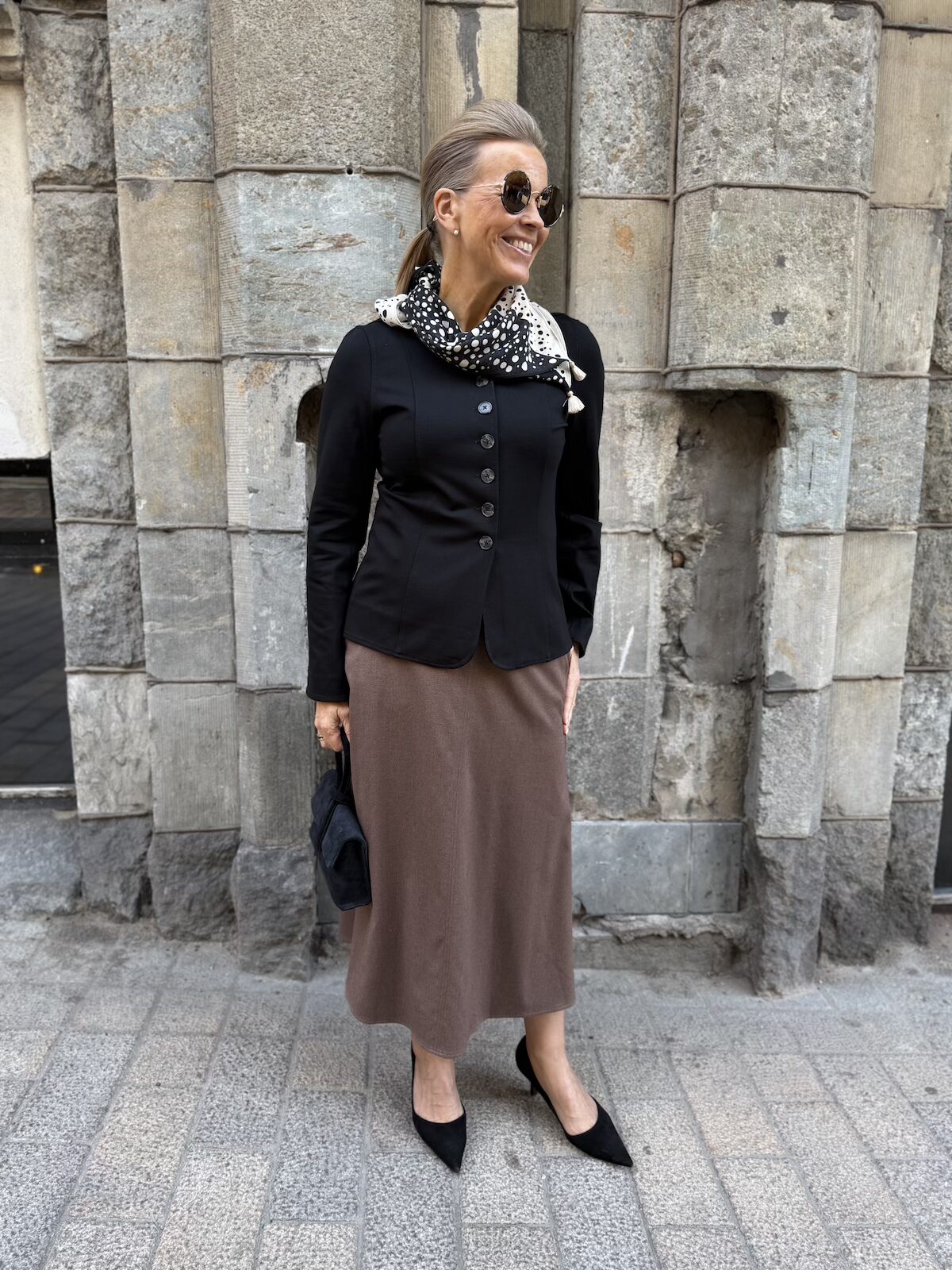 Vivian midihame vyöllä; maitosuklaa - Image 8
