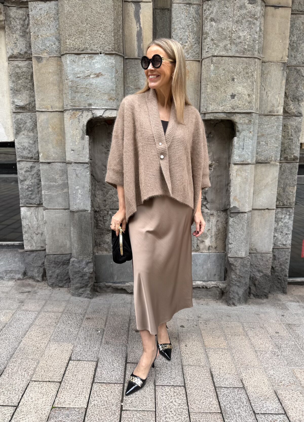 Leilani midihame; tumma beige - Image 5