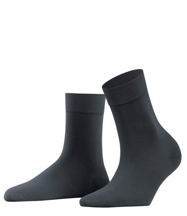 Falke fine soft 50 den nilkkasukat; musta